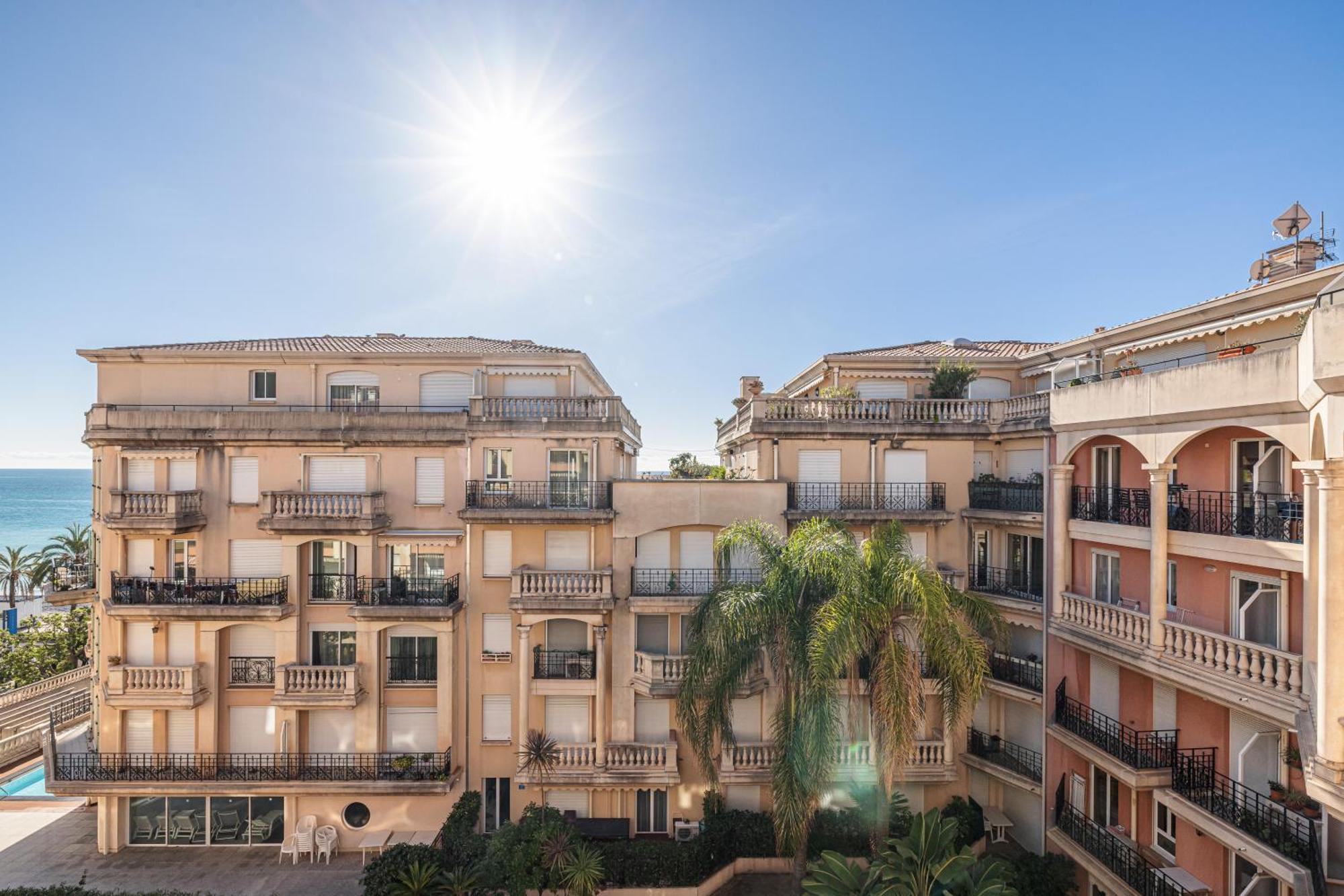 St.roch : Vue Mer, Parking, Clim Appartement Menton